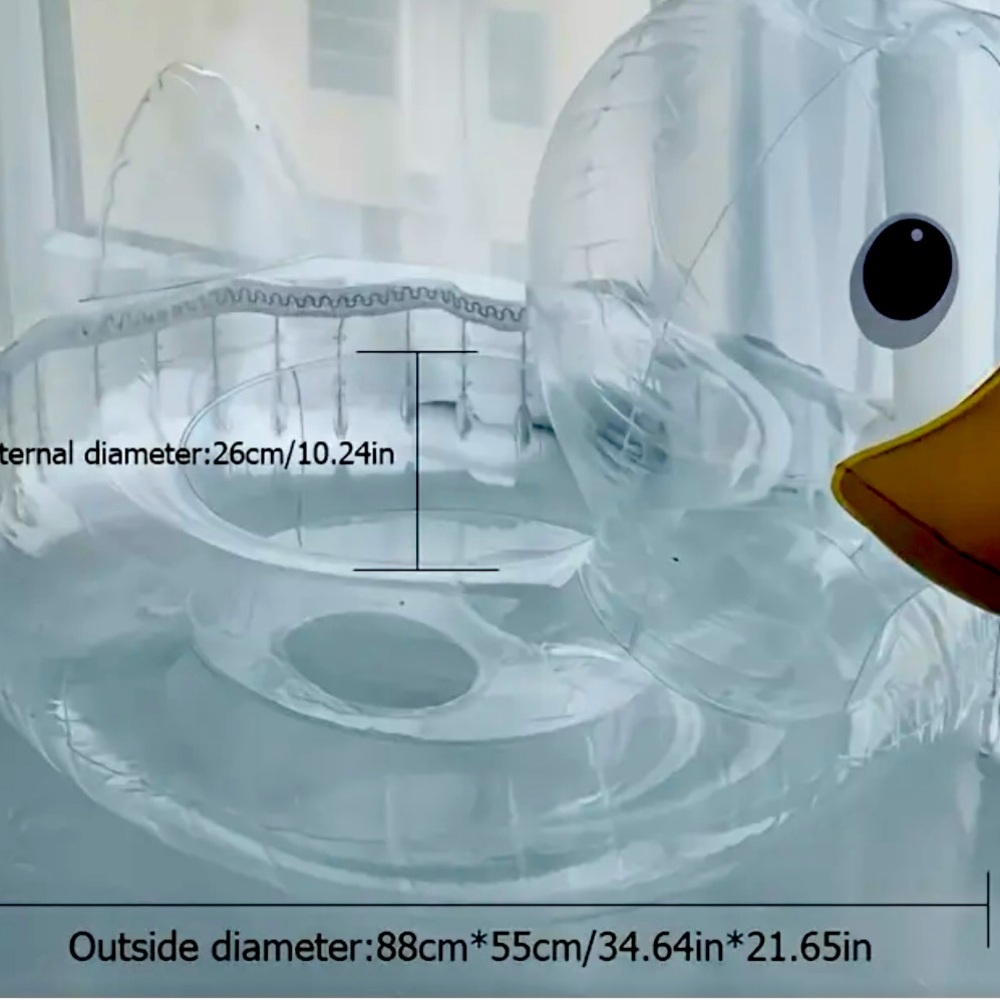 Clear Incognito Swimming Ring
